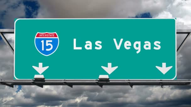 Las Vegas Interstate 15 Fwy Signer laps de temps 