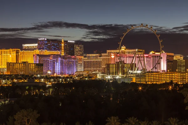 Las vegas tira noche — Foto de Stock