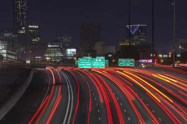 Atlanta interstae 85 noc — Stock fotografie