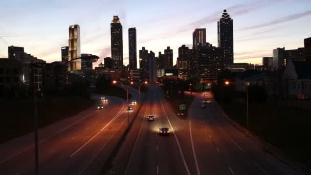 Atlanta Georgia Dusk — Stock Video