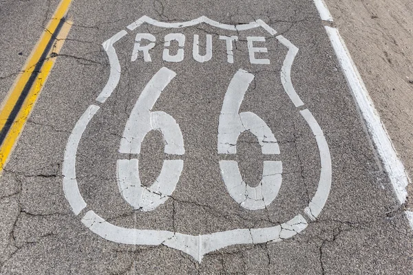 Route 66 bestrating — Stockfoto