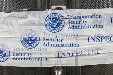 TSA Teftiş Kaseti Mühürlü Bavul