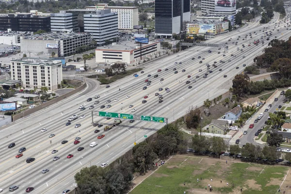 San diego 405 autostrady w los angeles — Zdjęcie stockowe