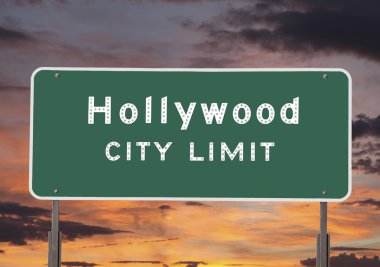 Hollywood şehir işareti sınırlar