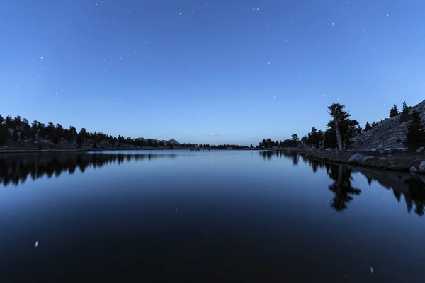 Cirque jezioro starscape — Zdjęcie stockowe