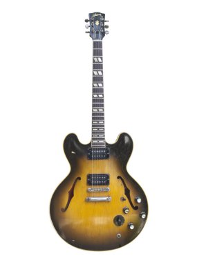 Vintage gibson 335 es içi boş gövde elektro gitar