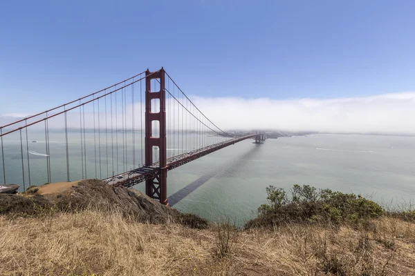 Golden Gate Nebbia Banca — Foto Stock