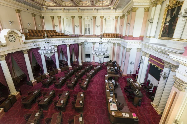 California state senatens kammare — Stockfoto