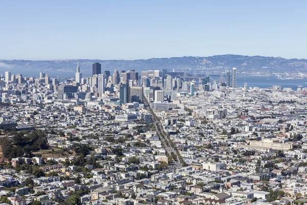 Vista sul paesaggio urbano di San Francisco — Foto Stock