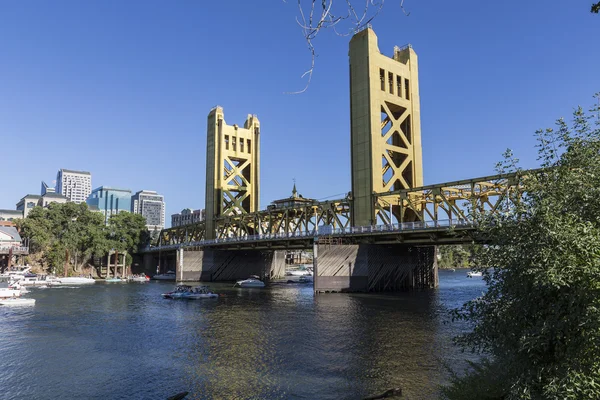 Tower Bridge Sacramento, California — Stock Photo, Image