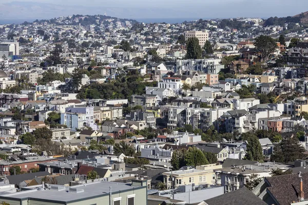 San francisco městské svahu — Stock fotografie