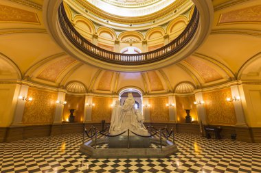 California Capitol Rotunda Sacramento clipart
