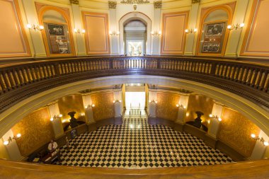 California Capitol Rotunda Lobby  clipart