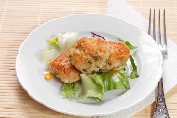 Hamburguesa de pollo con menta —  Fotos de Stock