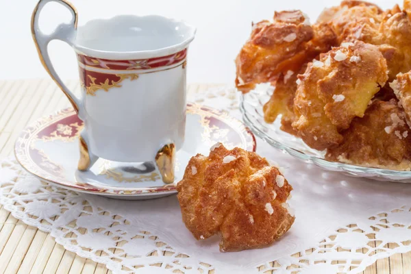 French pastries on a plate — Stock Photo, Image