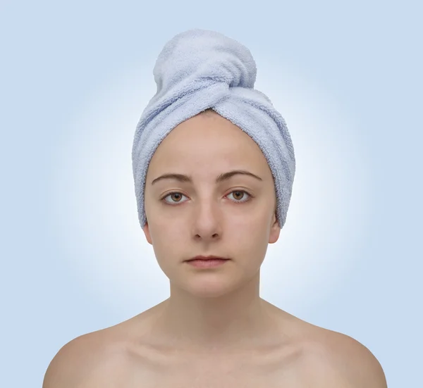 Retrato de mujer. Cuidado de la piel . — Foto de Stock