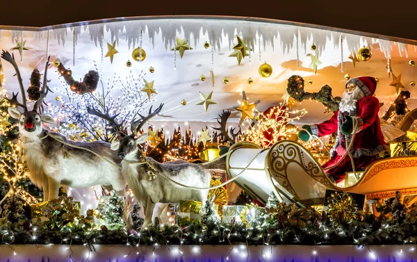 Christmas decoration with Santa Claus — Stock Photo, Image