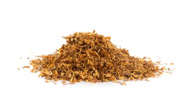 Bunch of tobacco isolated on white background clipart
