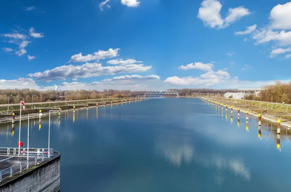 Panorama z Rýna v Německu — Stock fotografie