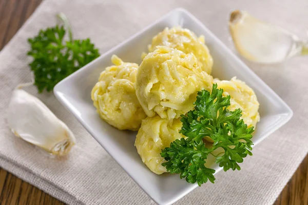 Bolas de queso con ajo y mayonesa — Foto de Stock