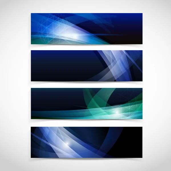 Vector Abstract Header Background. — Stock Vector