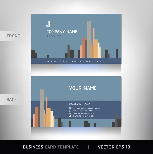 Conjunto de tarjetas. Ilustración vectorial. — Vector de stock