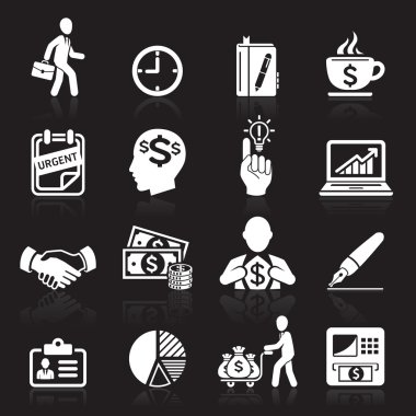 iş ikonları/simgeleri, yönetim ve insan kaynakları ayarlama