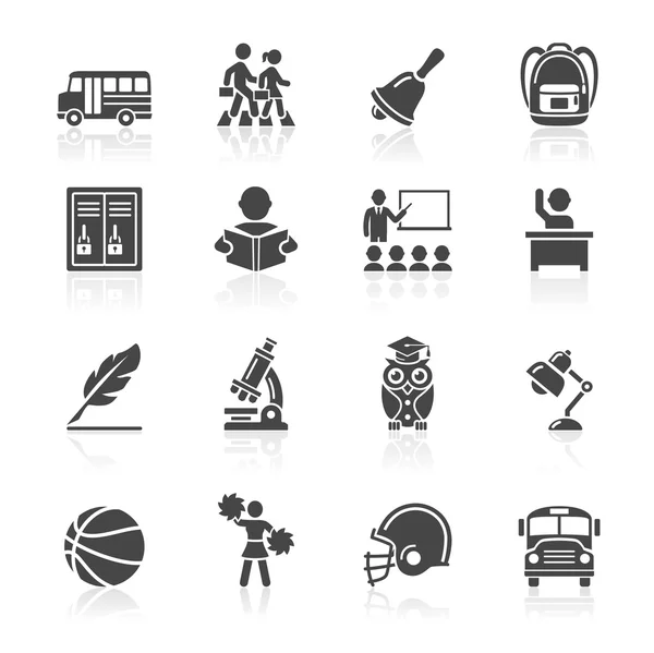 Education Icons set . Vector Illustration. — Stock Vector