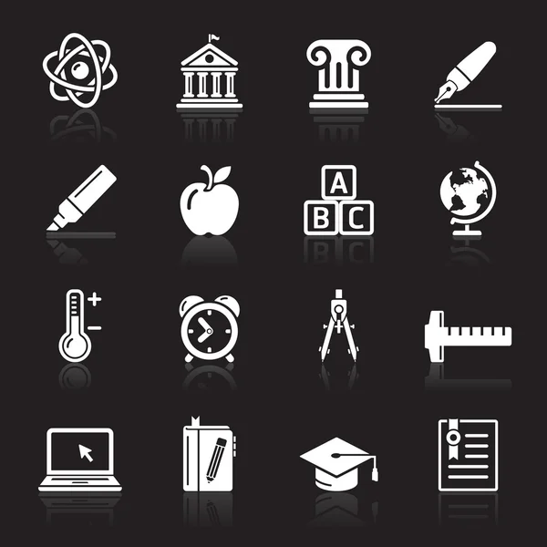 Education Icons set . Vector Illustration. Royalty Free Stock Illustrations