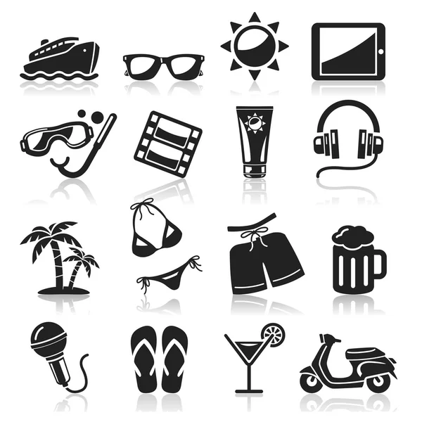 Travel icons set3. vector eps 10 — Stock Vector