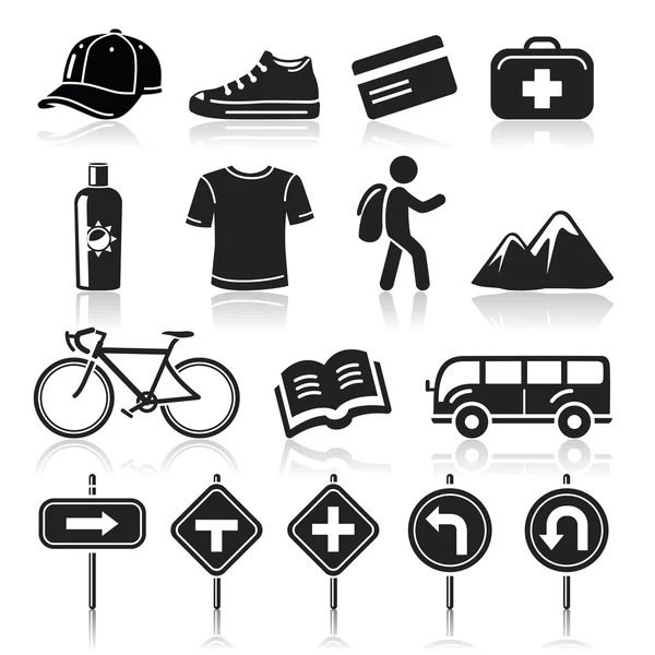 Travel icons set4. vector eps 10 — Stock Vector