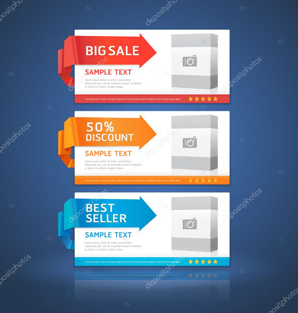 Colorful Banner Origami Style for website and card. Vector illus