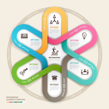 Business circle Infographics