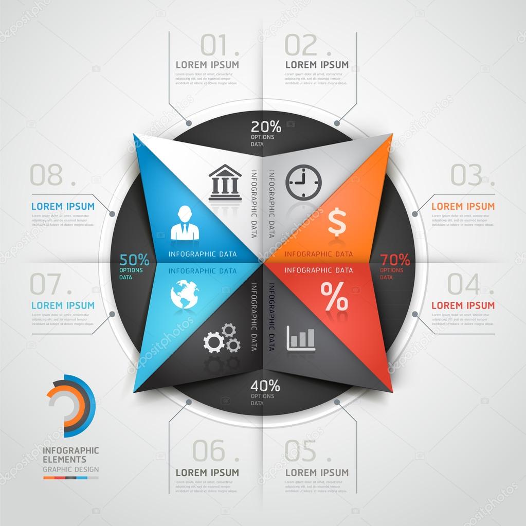 Modern infographics business