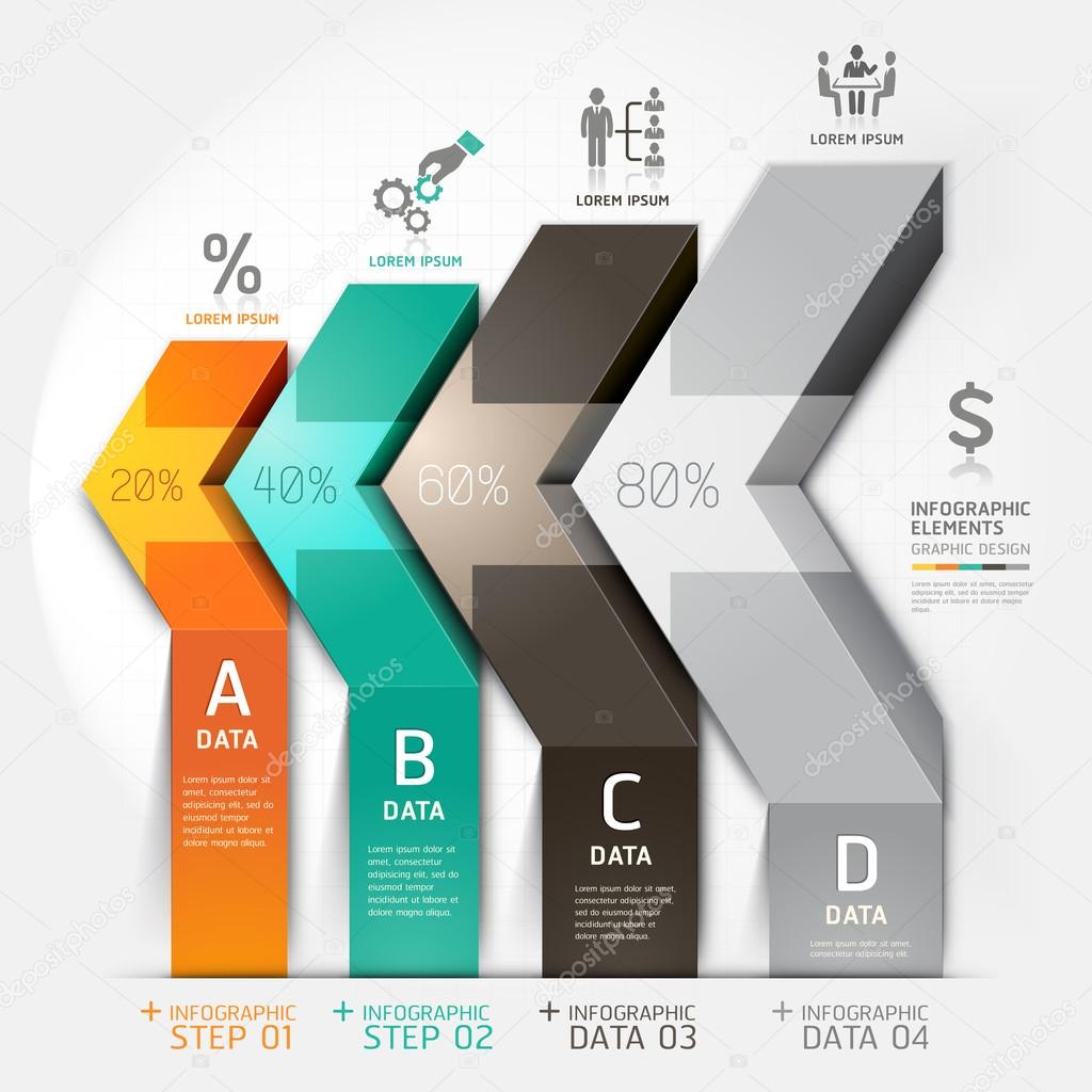 3 D 矢印階段図 ストックベクター C Graphixmania