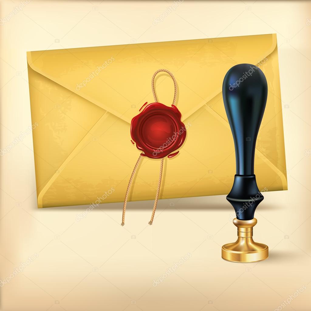 Brown envelope Stock Vector Image by ©graphixmania 42497441