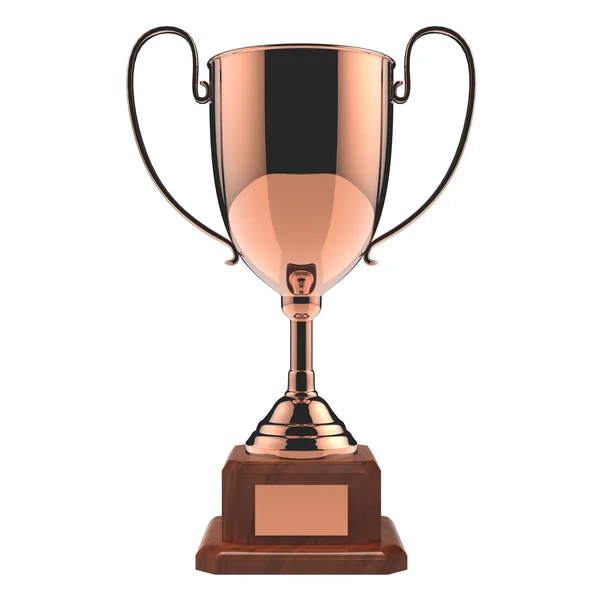 Copper award trophy — Stock Photo, Image