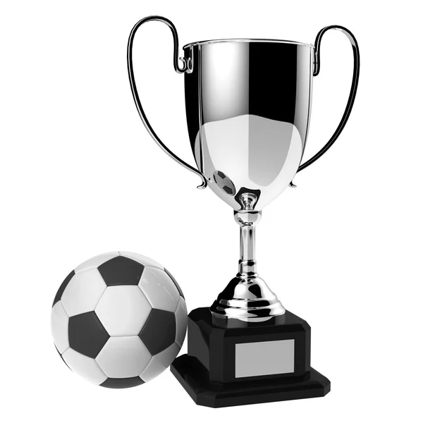 Silver award trophy — Stock Photo, Image