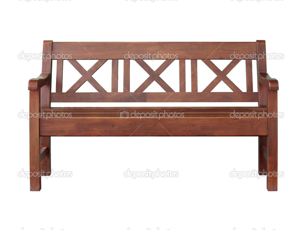 Wooden bench