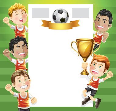 çocukların futbol