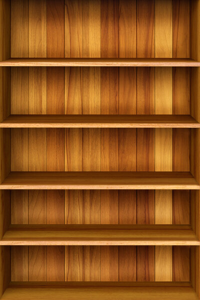 3d Wooden book Shelf
