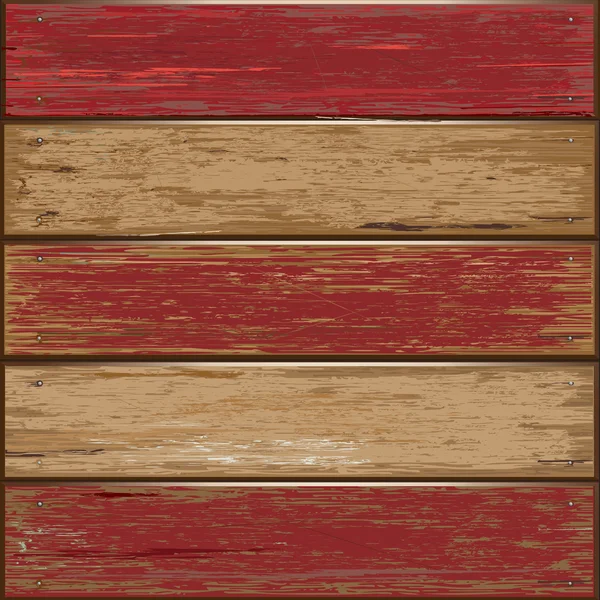 Textura de madera de color antiguo — Vector de stock