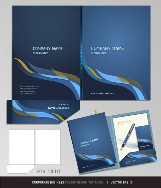 Corporate Identity Business Set. — Stock Vector