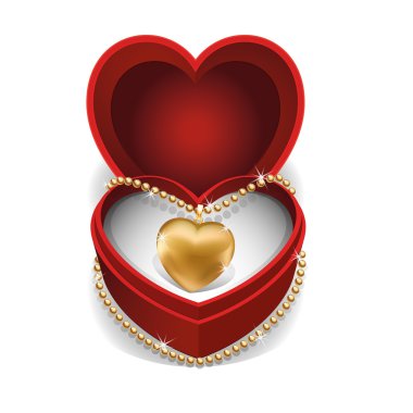 Altın madalyon necklet