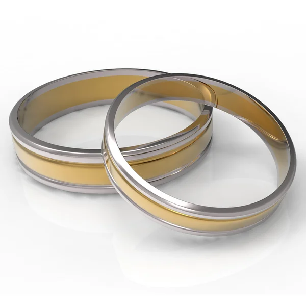 Wedding rings — Stock Photo, Image