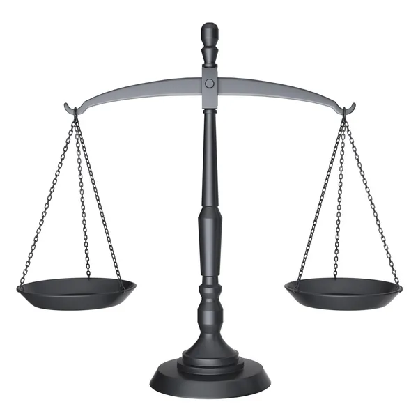 Весы правосудия — стоковое фото