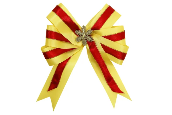 Red and gold ribbon — Stock Photo, Image