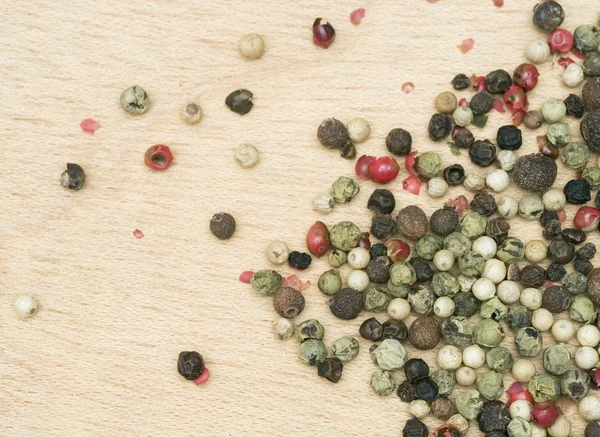 Different pepper grains — Stock Photo, Image