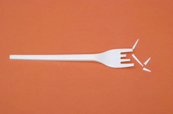 Broken fork — Stock Photo, Image