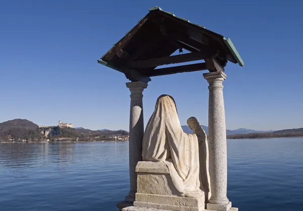 Küçük sunak, lake maggiore, İtalya — Stok fotoğraf